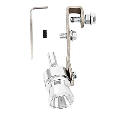 Image de Hlyjoon Voiture Turbo Bov Sifflet Son Catback Silencieux Tuyau d&#039;Échappement Insert Whistler Accessoire En Aluminium Simulateur de Vanne Soufflage