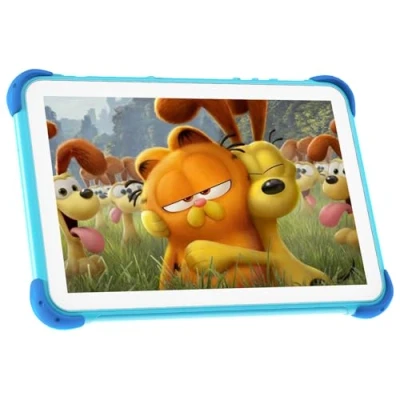 Image de Tablette Enfants 10 Pouces Éducative Avec Étui Stand, Android Enfant 32GB ROM 64GB Extensible WiFi 6 IPS Écran Contrôle Parental APP, Kids Tablet 3 12 (Bleu)