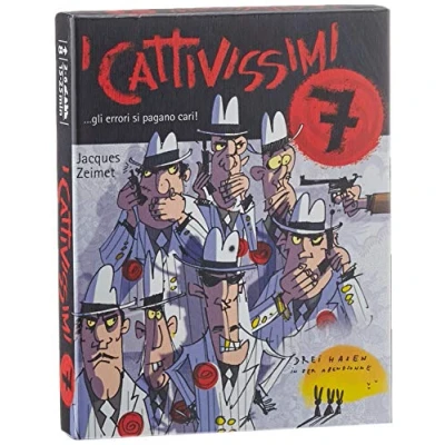 Image de Asmodee Italie les cattivissimi 7 Jeu de table, noir, 6088 0016 Version Italienne