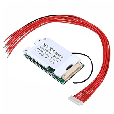 Image de 36V 30A 10S PCB BMS Carte de Protection Batterie Li ION avec Equilibrage pour Les Cellules Cobalt Ternaire