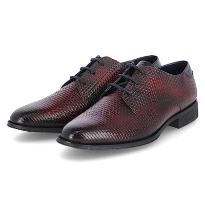 Image de bugatti Homme Zavinio à Lacets, Rouge foncé, 40 EU