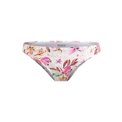 Image de Roxy Femme Pt Beach Classics Moderate Bo Bas De Bikini, White Happy Tropical Swim, S EU