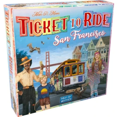 Image de Asmodee Ticket to Ride San Francisco, Jeu de Table, 2 4 Joueurs, 8+ Ans, édition en Italien