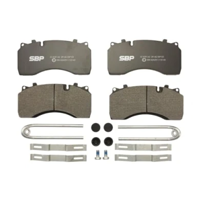 Image de SBP 07 P29142 Jeu de plaquettes frein Essieu avant non préparé pour indicateur d&#039;usure RENAULT TRUCKS: Midlum