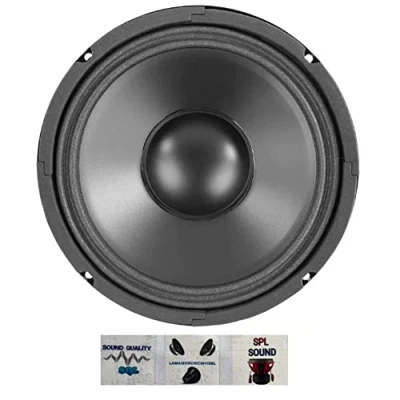 Image de 1 Fenton 902.148 WP20 woofer 20 cm 200 mm 8&quot; 125 Watt rms 250 Max impedance 8 ohm sensibilité 90 DB Suspension Gomme Semi Rigide, pièce + 3 Sticker Cadeau