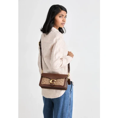 Image de Coach Signature Tabby Shoulder BAG Refresh Sac à main, Femme, Taille: One Size, Tan brown