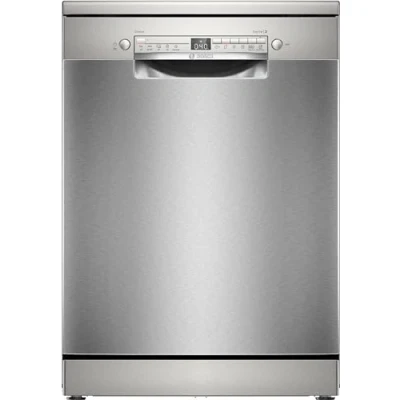 Image de Bosch SMS2HTI02E Série 2, Lave vaisselle de libre installation, Home Connect, Diagnostic à distance, Assistant au lavage, Programme préféré, EcoDosage, Acier, 60 cm