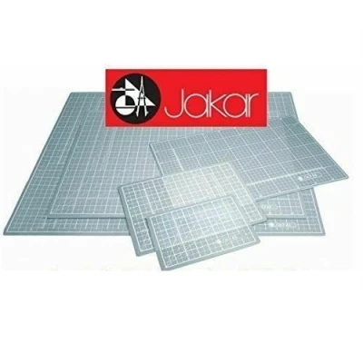 Image de Tapis de découpe Jakar Double face Format A0, A1, A2, A3, A4, A5 Gradué en cm, mm, pouces Vert, transparent, Translucent A2 (450 x 600 3mm)
