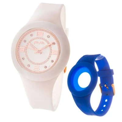 Image de Montre Femme Folli Follie WF13P020ZSSA Quartz Ø 40 mm Silicone Bleu