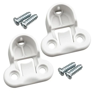 Image de Support Tringle à habits 130527 compatible avec IKEA PAX KOMPLEMENT vêtements Rechange Remplacement (2 pièces)