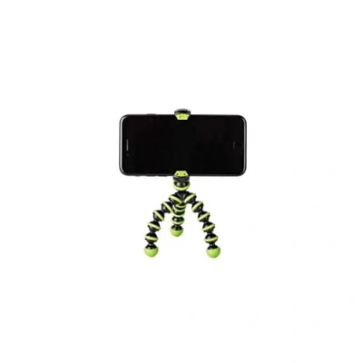 Image de JOBY GorillaPod Mobile Mini, Mini Trépied Flexible pour Smartphones, Compatible iPhone, Android et Smartphones Windows, Création de Contenu, Vlogging, Streaming en Direct, TIK Tok Noir Vert