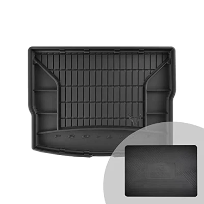 Image de FROGUM ProLine 3D Tapis de Coffre Voiture Bac Exclusif en Caoutchouc pour Mitsubishi Eclipse Cross Depuis 2018 Organisateur Pratique Les Bords Plus Hauts
