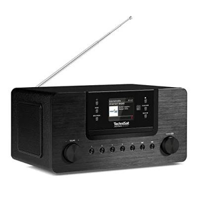 Image de TechniSat Digitradio 570 CD IR Radio Internet stéréo Dab+ (Lecteur CD, Wi FI, FM, Streaming Audio Bluetooth, Spotify, USB, réveil, WiFi, AUXin, Equalizer, télécommande, 2 x 5 W Noir