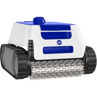 Image de Robot Piscine GRE ER 230 Entretien fond, parois et lignes d&#039;eau enterrée ou hors sol paroi rigide 9x4m Autonomie 2h Neuf