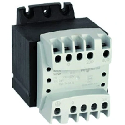 Image de Legrand 042856 Transformateur de Sécurité, Primaire 230V à 400V et Secondaire 24V, 63VA
