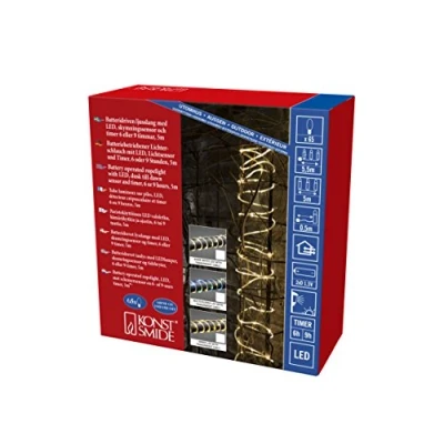 Image de Konstsmide 3773800 Flexible lumineux à LED mini, plastique, transparent
