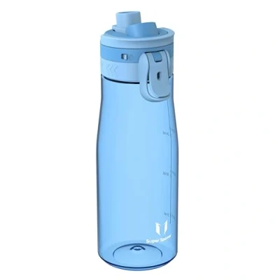 Image de Super Sparrow Gourde 1L Bouteille d&#039;eau TouchGulp à Grande Ouverture et Débit Rapide sans BPA Léger durable