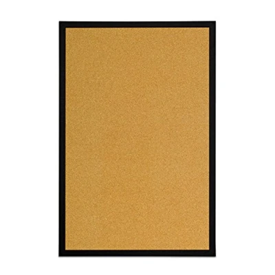 Image de Bi Office Tableau d&#039;affichage en liège, avec Cadre MDF Noir, 40x30 cm