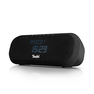 Image de Teufel Radio One réveil HiFi et Enceinte Bluetooth, Dab+/FM, Ecran d’Affichage dimmable (Noir)