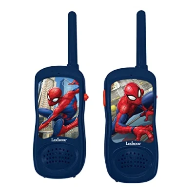 Image de Lexibook Spiderman, Talkies Walkies, Jeu de Communication pour Enfant, Clip Ceinture, à Piles, Rouge et Bleu, TW11SP, Taille Unique, modèle assortie