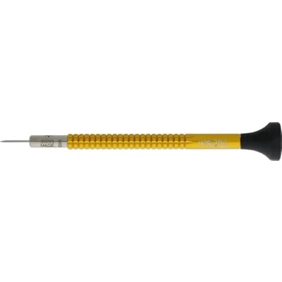 Image de KD89 Horotec MSA01.020 Tournevis d&#039;horloger en Aluminium éloxé, tête Ergonomique Pom et mèche Interchangeable Acier Inoxydable (0.80mm)