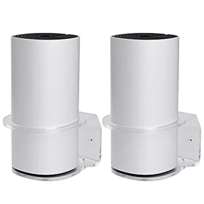 Image de BECEMURU Support de bâti Stabilité Protection d&#039;Acrylique Compatible avec Le système Wi FI Maille entière Maison Deco M4/P9/S4/S7/E4 WiFi (2 Paquet)