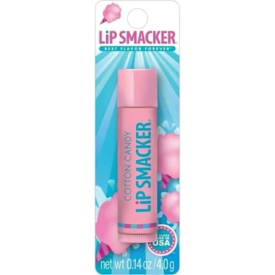 Image de Lip Smacker Barbe à Papa Smacker, Baume Lèvres Aromatisé pour Enfants, Hydratation Supérieure et Smackin&#039;, Clair, Unique