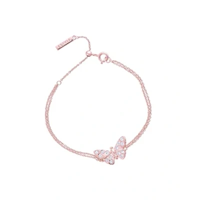 Image de Olivia Burton Bracelet en Chaîne pour Femme Collection 3D BUTTERFLY ou Rosé OBJMBB11