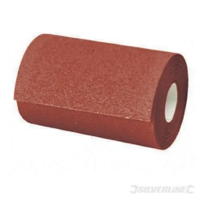 Image de Silverline 708199 Rouleau d&#039;abrasif corindon 5 m Grain 120