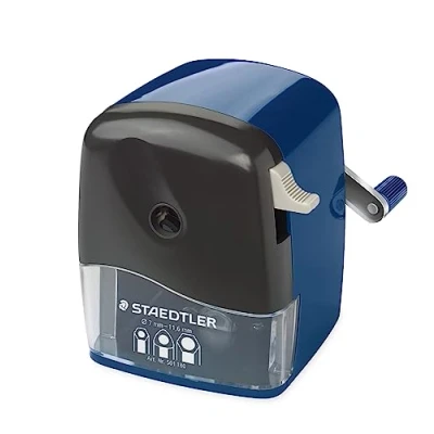 Image de Staedtler Machine à tailler manuelle pour tout type de crayons, Livrée dans une boîte en carton, 501 180