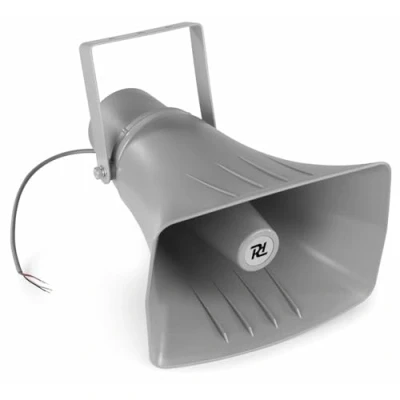 Image de Power Dynamics HS40 Haut Parleur à Pavillon, Idéal pour Système de Sonorisation, 100V, Livré avec Support Montage