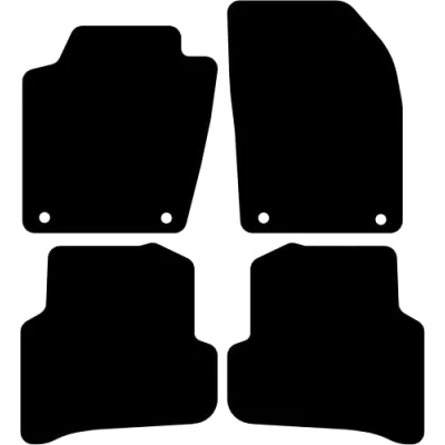 Image de Kovvar Tapis de Sol Compatible avec Skoda Fabia 2014 2021 Correspondant à la Version: 3 Compact/Combi Qualité: Basic