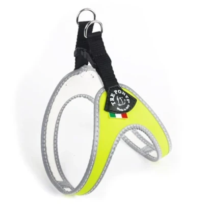 Image de Tre Ponti Easy Fit Fix Neon Harnais pour Chien Jaune Taille 1