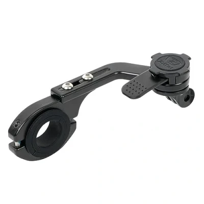 Image de ZEFAL Z Handlebar Mount Support Smartphone et caméra vélo Téléphone Moto Compatible pour Tout Type de Go Pro, Mixte Adulte, Noir, Taille Unique