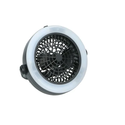 Image de Lampe de camping GENERIC Ventilateur intégré LED Autonomie 30h Couleur Noir