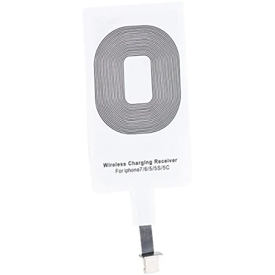 Image de Patch compatible Qi pour iPhone 5C, 5S, SE, 6, 6S/Plus, 7, 7S/plus [Callstel]
