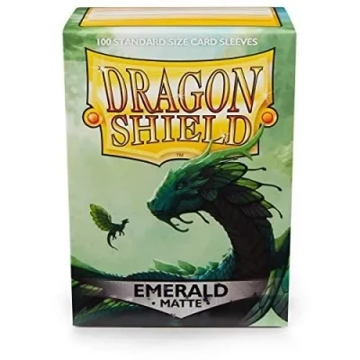 Image de Dragon Shield Lot de 100 manchons mats taille standard Émeraude