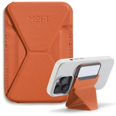 Image de MOFT Support Magnétique Snap on Portefeuille Compatible MagSafe Porte Carte pour iPhone 12 Series et 13 Mini Pro Max 14 Force Wallet Améliorée