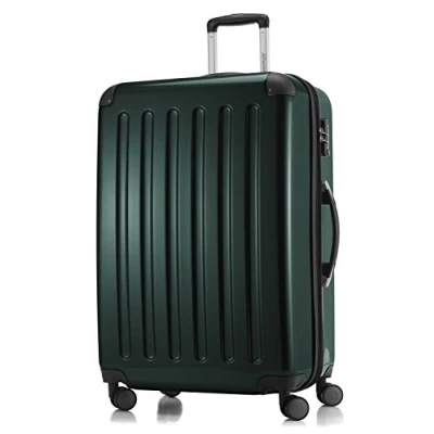 Image de HAUPTSTADTKOFFER Alex Bagage Rigide extensible, Valise Grande Taille, Trolley avec 4 Roues multidirectionnelles, TSA, 75 cm, 119 litres, Verte Forêt