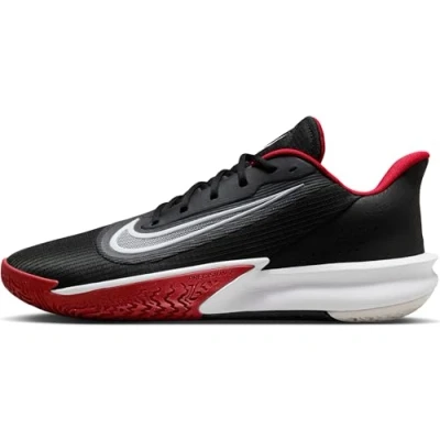 Image de Nike Performance Precision VII Chaussures de basket, Taille: 45, Black/white/university red Tissu / matière synthétique