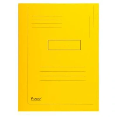 Image de Exacompta Réf. 445009E 1 chemise imprimée avec 2 rabats Forever® 290 g/m² 100% recyclée et certifiée Ange Bleu dimensions 24 x 32 cm pour format A4 couleur jaune
