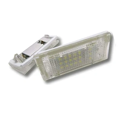 Image de GOFORJUMP 2pcs LED éclairage de Plaque d&#039;immatriculation Voiture lumières pour B/MW Mini Cooper One R50 Convertible R52 S R53 Blanc
