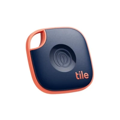 Image de Tile by Life360 Mate (2024) Tracker Bluetooth, Détecteur de clés et localisateur d&#039;objets pour clés, Sacs Autres. téléphone. Compatible avec iOS Android. Lot 1 (Navy Blaze)