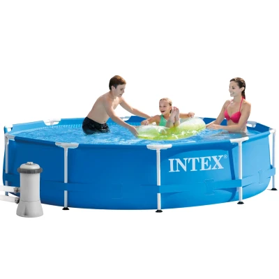 Image de Intex 28212GN Piscine hors sol cadre métal avec épurateur 366 x 76 cm