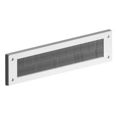 Image de STORMGUARD 06SR0150000W Couvercle de brosse pour boîte aux lettres en PVC interne Blanc, aluminium, dimensions externes 335 mm x 75 Ouverture 279 45 mm, blanc