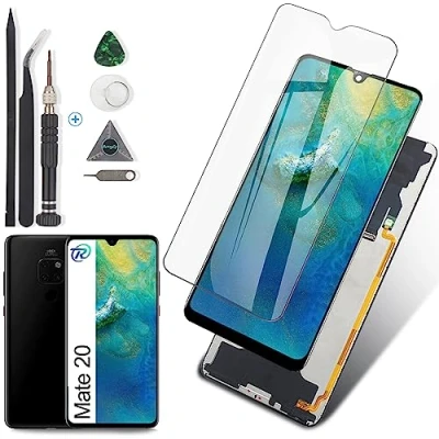 Image de RongZy Écran de Rechange pour Huawei Mate 20 LCD + Vitre Numériseur Tactile Capteur Assemblé Remplacement HMA L09 L29 (Noir)