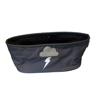 Image de Sac de rangement pour poussette s&#039;adapte au guidon n&#039;importe quelle poussette. Deux porte gobelets poche cachée téléphone portable. Idéal les fauteuils roulants et déambulateurs