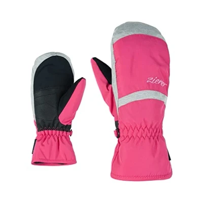Image de Ziener LEJANOS AS(R) Mitten Glove Junior Gants de Ski/Sports d&#039;hiver Imperméables, Respirants. Enfant, Rose Pop, 4.5