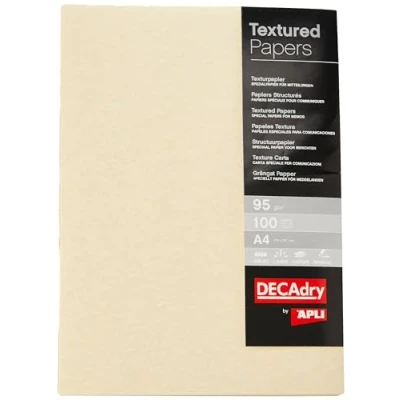 Image de DECADRY PCL1601 Papier de communication Structuré A4 100 feuilles 95g
