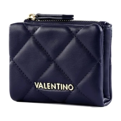 Image de VALENTINO Ocarina VPS3KK105R Zip Around Wallet ; Couleur : BLU, Bleu, Décontracté